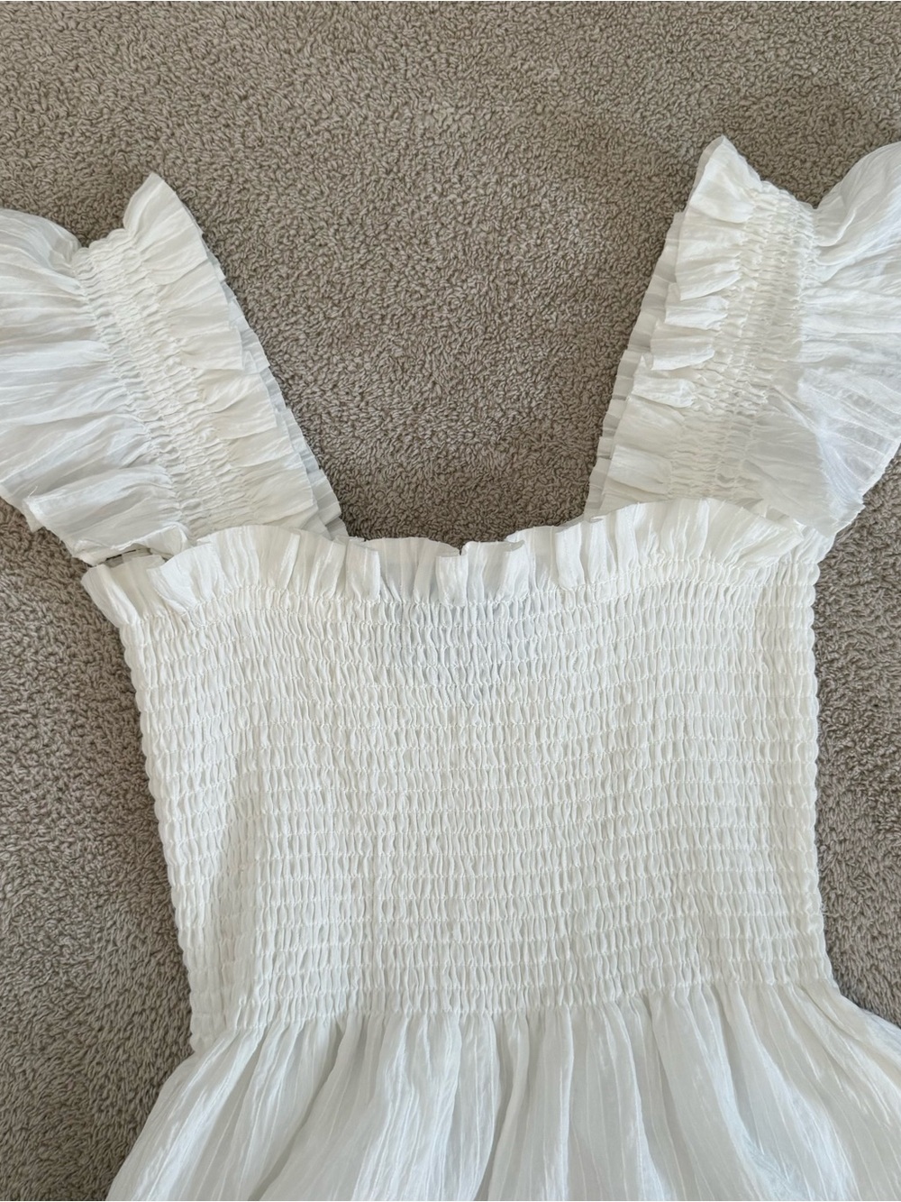 Hill House The Ellie Nap Dress XS White - Picture 7 of 8